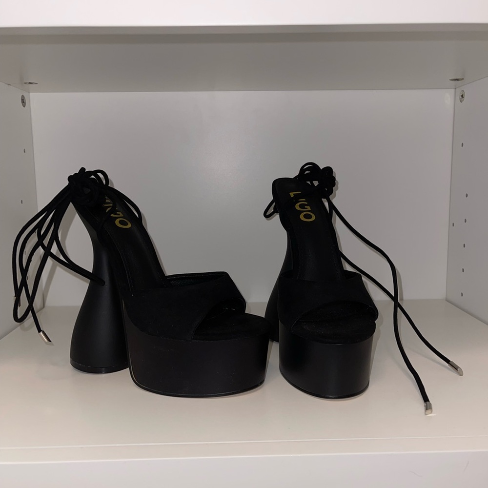 EGO BLK HIGH HEELS